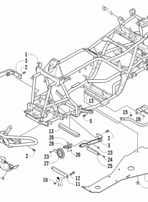 FRAME AND RELATED PARTS