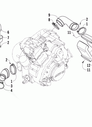 CASE / BELT COOLING ASSEMBLY