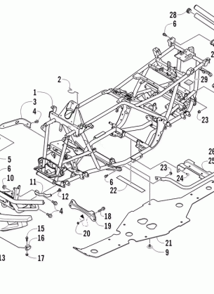 FRAME AND RELATED PARTS