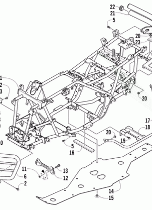 FRAME AND RELATED PARTS