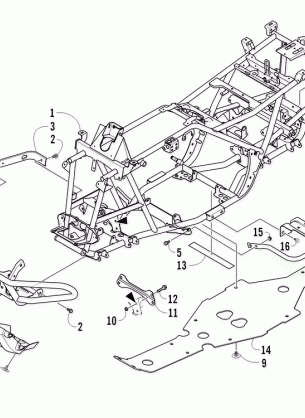 FRAME AND RELATED PARTS