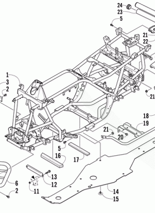 FRAME AND RELATED PARTS