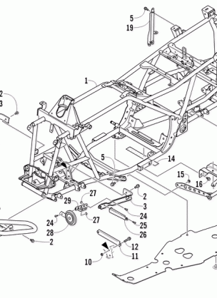 FRAME AND RELATED PARTS