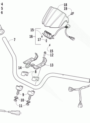 HANDLEBAR AND CONTROLS ASSEMBLY