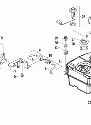 GAS TANK ASSEMBLY