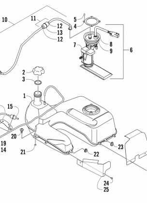 GAS TANK ASSEMBLY