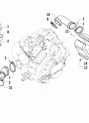 CASE / BELT COOLING ASSEMBLY