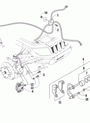 HYDRAULIC BRAKE ASSEMBLY