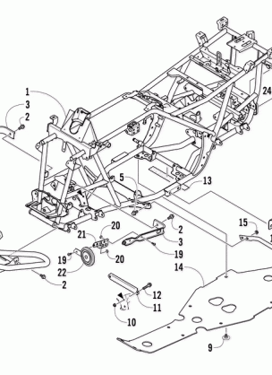 FRAME AND RELATED PARTS