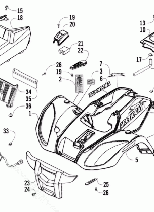 FRONT BODY PANEL AND HEADLIGHT ASSEMBLIES