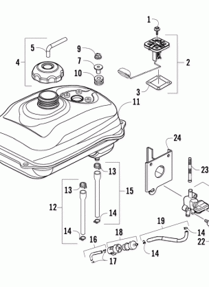 GAS TANK ASSEMBLY