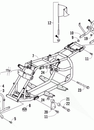 FRAME AND RELATED PARTS ASSEMBLY