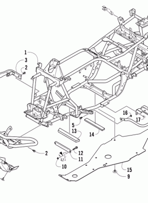 FRAME AND RELATED PARTS