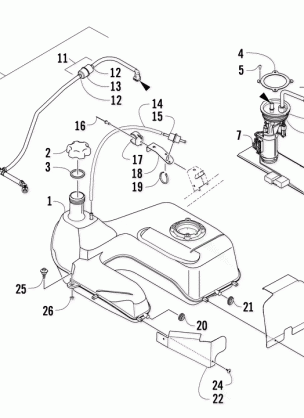 GAS TANK ASSEMBLY