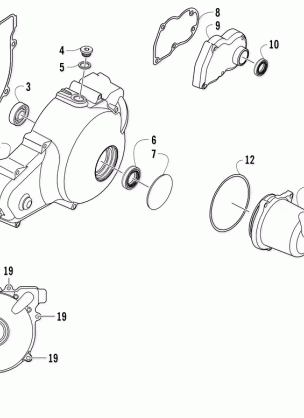 MAGNETO SIDE ENGINE COVERS