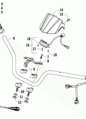 HANDLEBAR AND CONTROLS ASSEMBLY