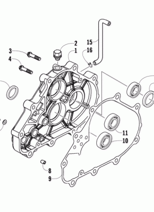 TRANSMISSION CASE ASSEMBLY