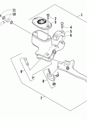 HYDRAULIC HAND BRAKE ASSEMBLY