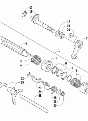 GEAR SHIFTING ASSEMBLY