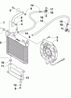 OIL COOLER ASSEMBLY (VIN: 4UF10ATV5AT202942 and Up)