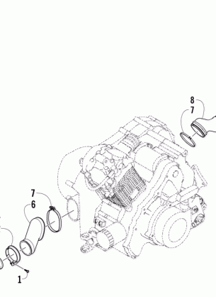 CASE / BELT COOLING ASSEMBLY