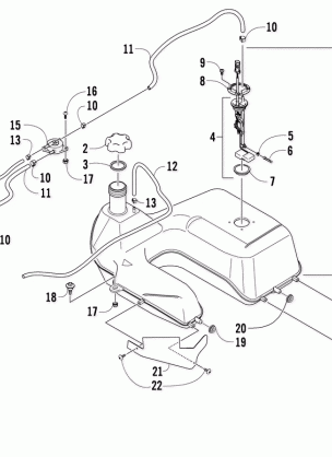 GAS TANK ASSEMBLY