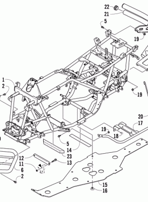 FRAME AND RELATED PARTS (LE)