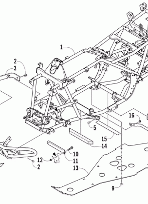 FRAME AND RELATED PARTS