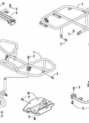 RACKS AND BUMPER ASSEMBLY