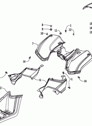 REAR BODY PANEL ASSEMBLY