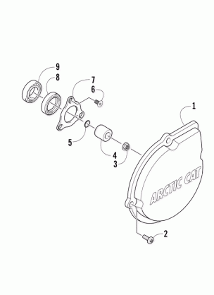 OUTER MAGNETO COVER ASSEMBLY