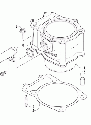 CYLINDER AND PISTON ASSEMBLY