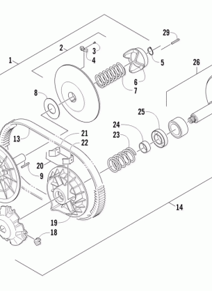 CLUTCH AND DRIVE BELT ASSEMBLIES