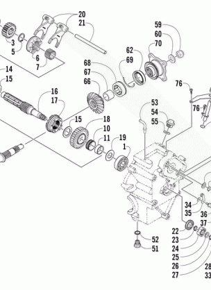 TRANSMISSION LEFT-SIDE ASSEMBLY