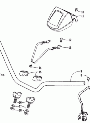 HANDLEBAR AND CONTROLS ASSEMBLY