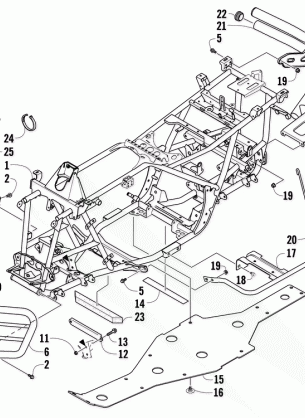FRAME AND RELATED PARTS (LE)