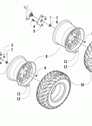 WHEEL AND TIRE ASSEMBLY (LE)