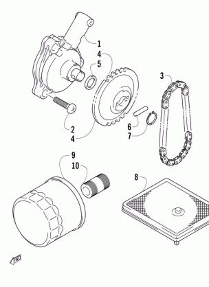 OIL FILTER / PUMP ASSEMBLY