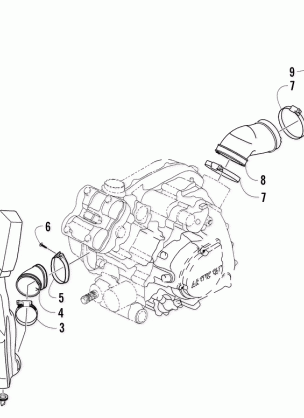 CASE / BELT COOLING ASSEMBLY