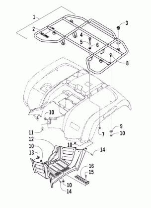 REAR RACK AND FOOTWELL ASSEMBLIES