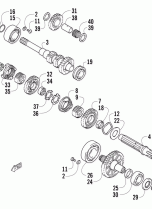 SECONDARY TRANSMISSION ASSEMBLY