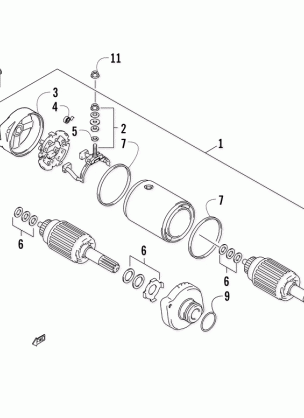 STARTER MOTOR ASSEMBLY