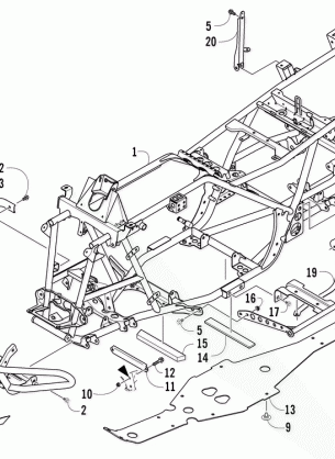 FRAME AND RELATED PARTS