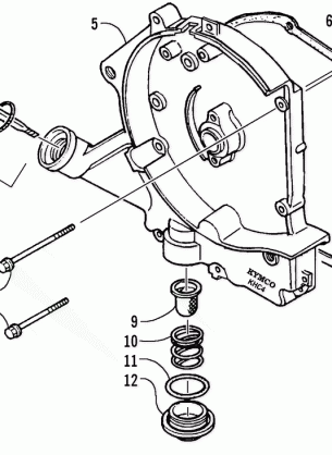 CRANKCASE COVER ASSEMBLY