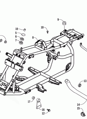 FRAME AND RELATED PARTS ASSEMBLY