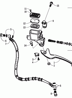 HYDRAULIC HAND BRAKE ASSEMBLY