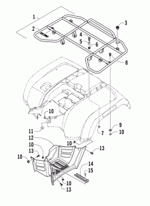 REAR RACK AND FOOTWELL ASSEMBLIES