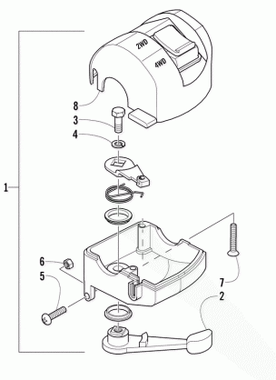 THROTTLE CASE ASSEMBLY