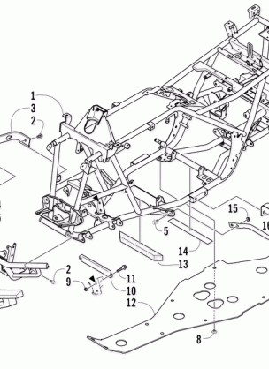 FRAME AND RELATED PARTS