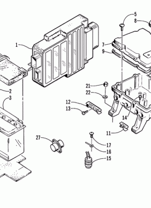 ELECTRICAL MODULE AND BATTERY